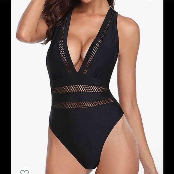 Tempt Me Other - Black One-Piece Swimsuit